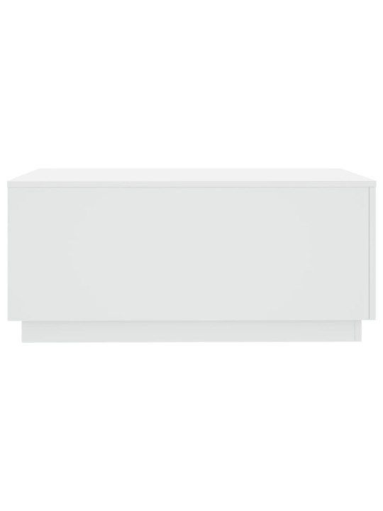 Konferenční stolek s LED osvětlením bílý 90 x 50 x 40 cm