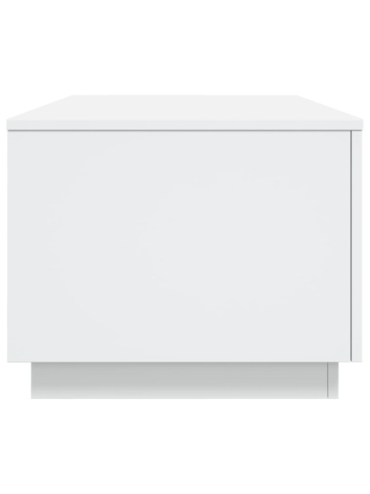 Konferenční stolek s LED osvětlením bílý 90 x 50 x 40 cm