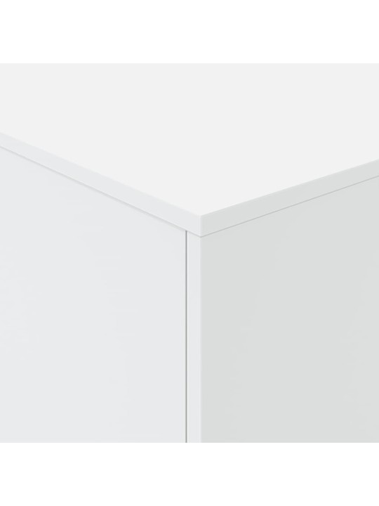 Konferenční stolek s LED osvětlením bílý 90 x 50 x 40 cm