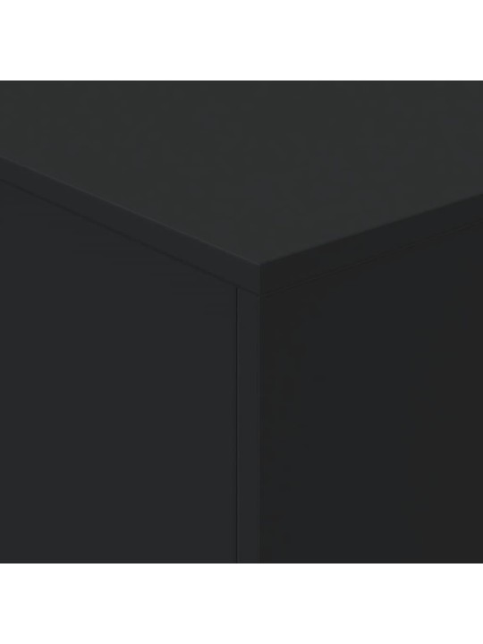 Konferenční stolek s LED osvětlením černý 90 x 50 x 40 cm