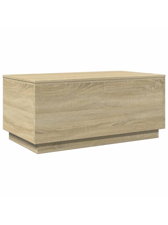 Konferenční stolek s LED osvětlením dub sonoma 90 x 50 x 40 cm