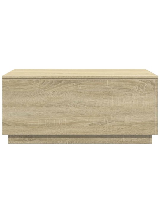 Konferenční stolek s LED osvětlením dub sonoma 90 x 50 x 40 cm