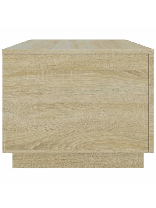 Konferenční stolek s LED osvětlením dub sonoma 90 x 50 x 40 cm