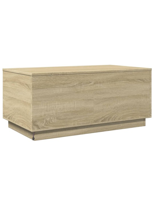 Konferenční stolek s LED osvětlením dub sonoma 90 x 50 x 40 cm
