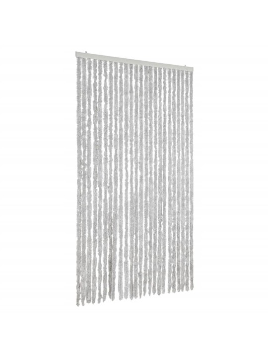 Závěs proti hmyzu šedý 100 x 230 cm žinylka