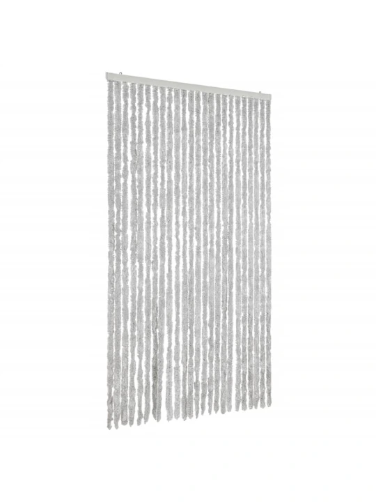 Závěs proti hmyzu šedý 100 x 230 cm žinylka