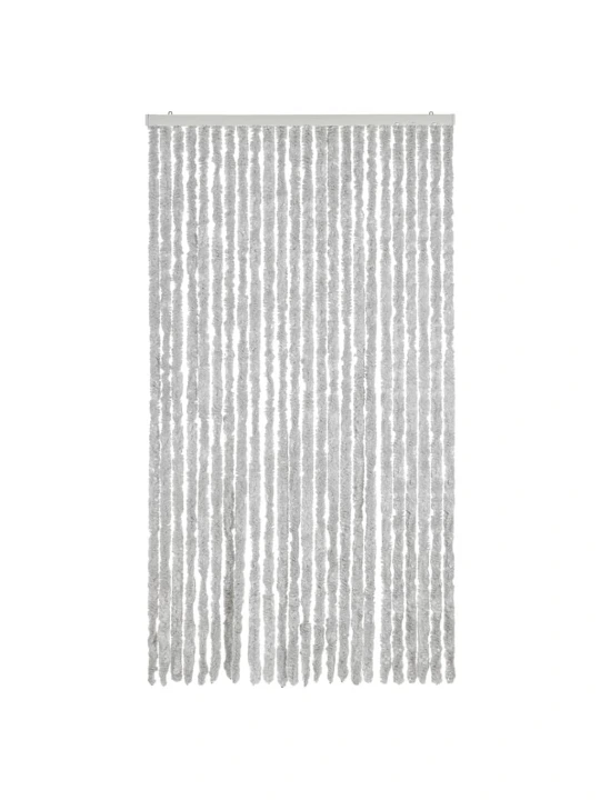 Závěs proti hmyzu šedý 100 x 230 cm žinylka