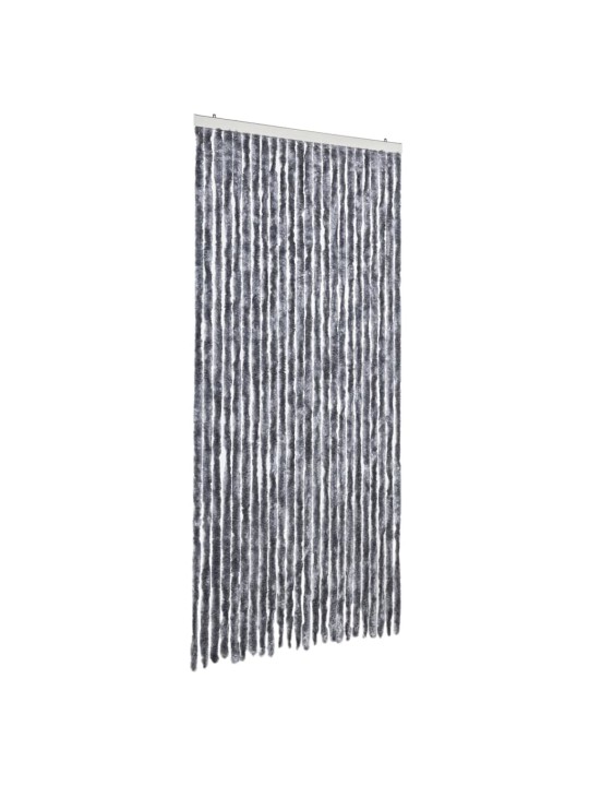 Závěs proti hmyzu stříbrný 100 x 230 cm žinylka