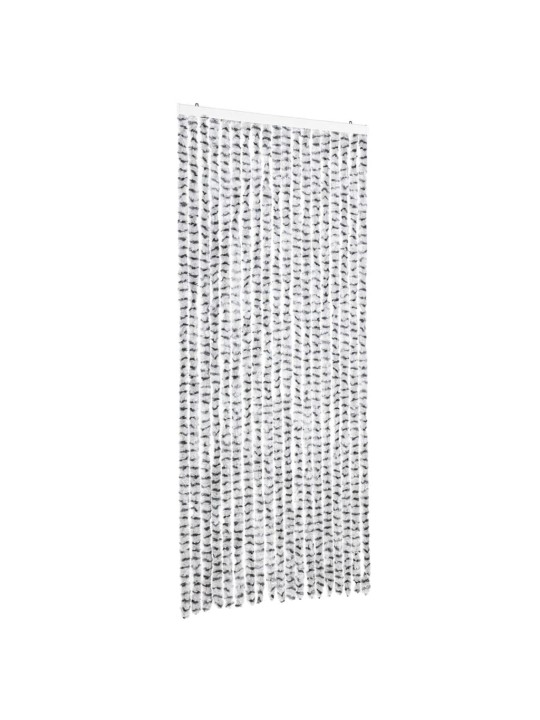 Závěs proti hmyzu světle šedý a tmavě šedý 56 x 200 cm žinylka