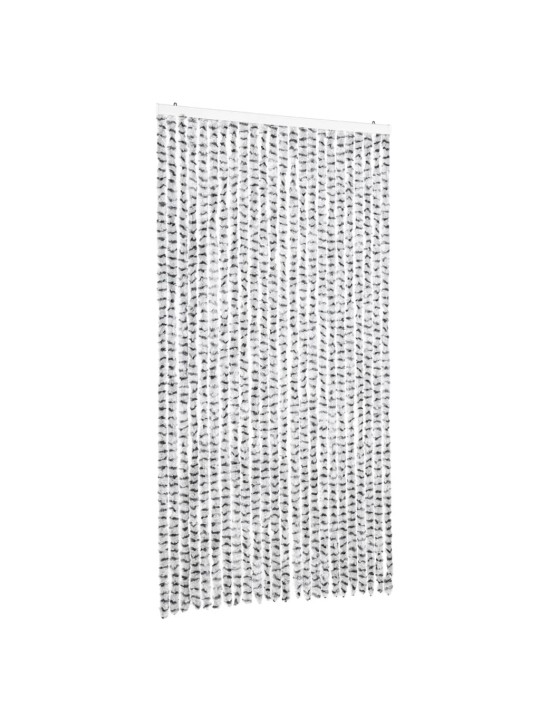Závěs proti hmyzu světle šedý a tmavě šedý 100 x 200 cm žinylka