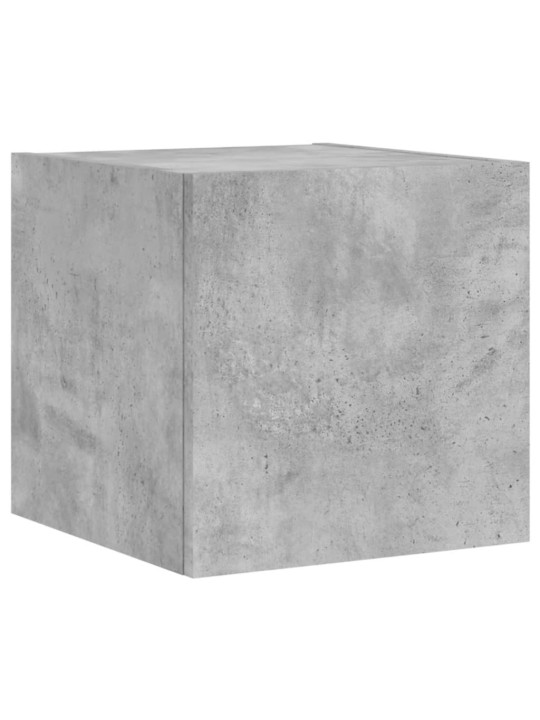 4dílná obývací stěna s LED osvětlením betonově šedá