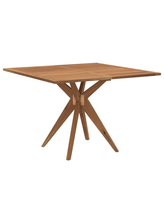 Zahradní stůl čtvercový 110x110x75 cm masivní akáciové dřevo