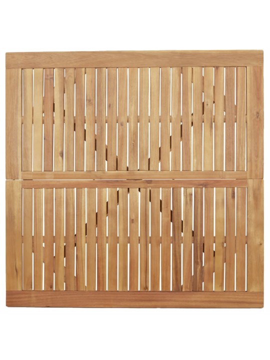 Zahradní stůl čtvercový 110x110x75 cm masivní akáciové dřevo