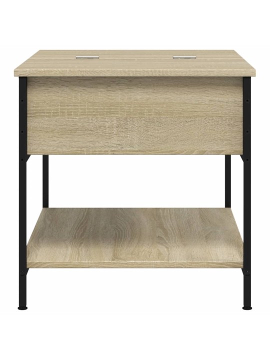 Konferenční stolek dub sonoma 70 x 50 x 50 cm kompozit a kov