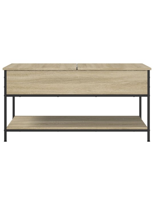 Konferenční stolek dub sonoma 100 x 50 x 50 cm kompozit a kov