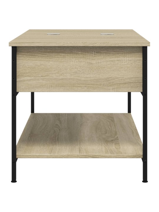 Konferenční stolek dub sonoma 100 x 50 x 50 cm kompozit a kov