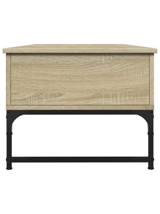 Konferenční stolek dub sonoma 100 x 50 x 40 cm kompozit a kov