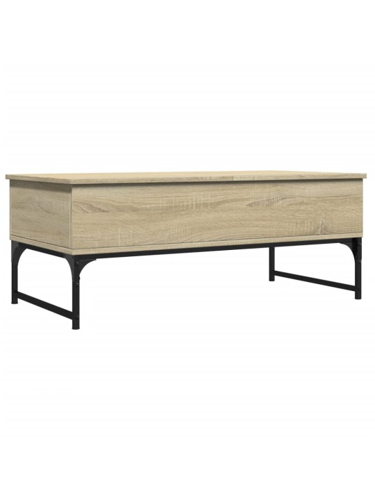Konferenční stolek dub sonoma 100 x 50 x 40 cm kompozit a kov