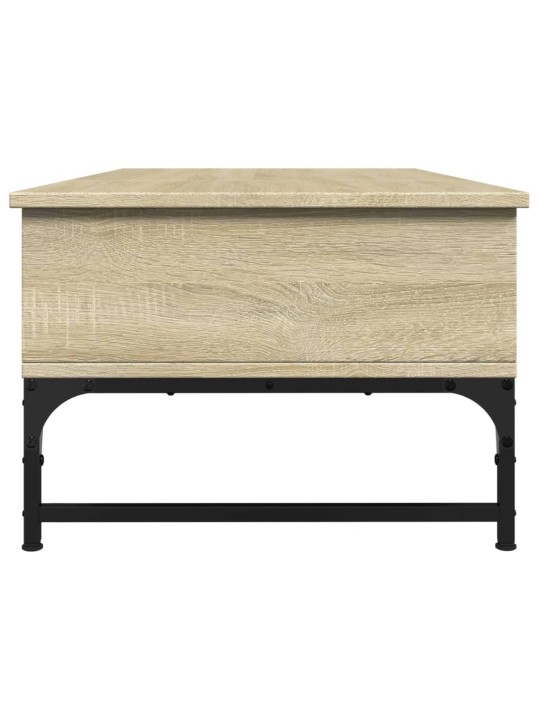 Konferenční stolek dub sonoma 100 x 50 x 35 cm kompozit a kov