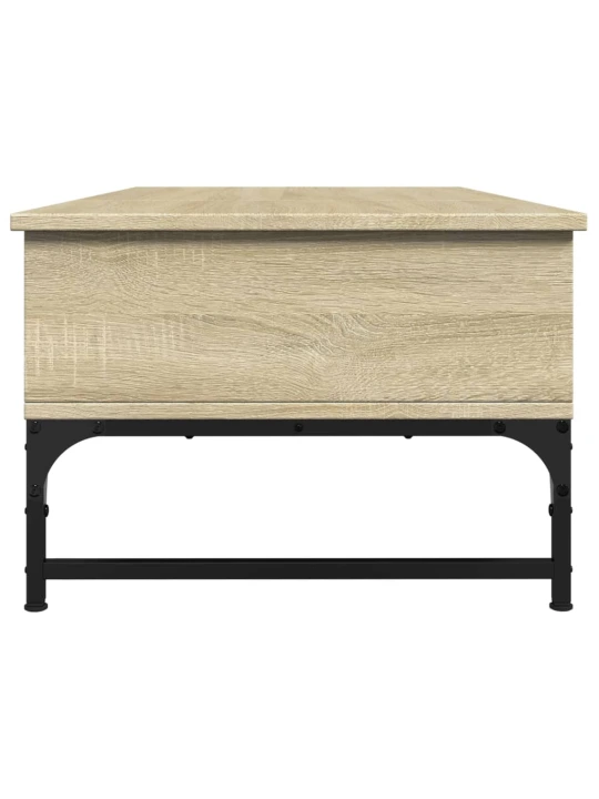 Konferenční stolek dub sonoma 100 x 50 x 35 cm kompozit a kov
