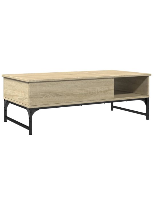 Konferenční stolek dub sonoma 100 x 50 x 35 cm kompozit a kov