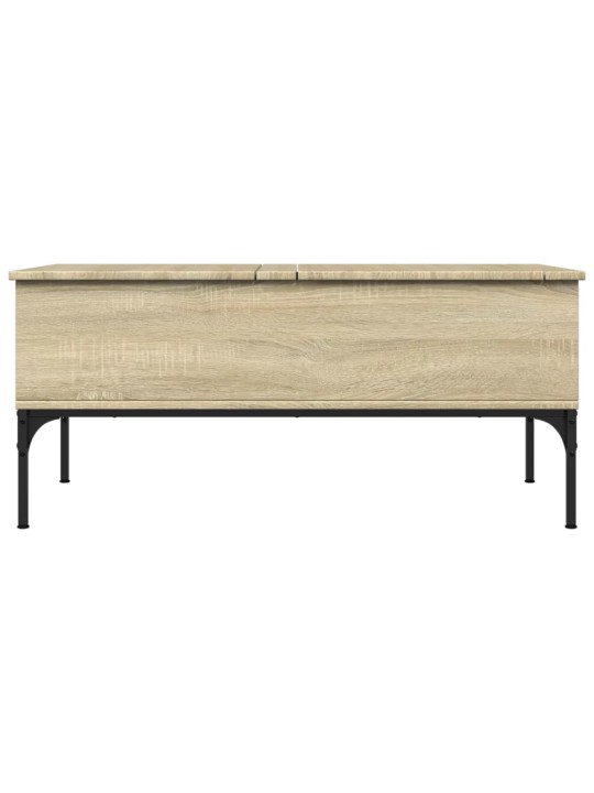 Konferenční stolek dub sonoma 100 x 50 x 45 cm kompozit a kov