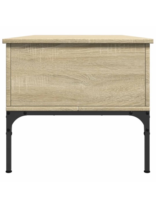 Konferenční stolek dub sonoma 100 x 50 x 45 cm kompozit a kov