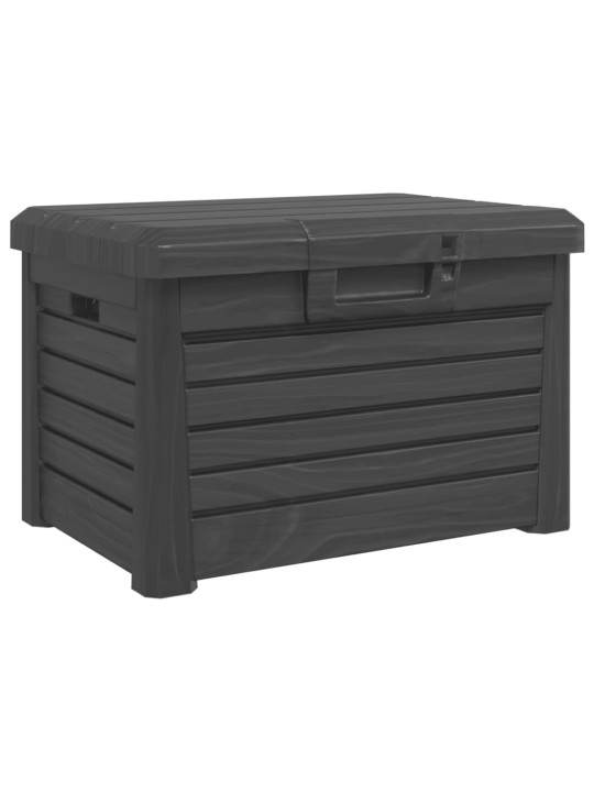 Zahradní box na podušky antracitový 73 x 50,5 x 46,5 cm PP