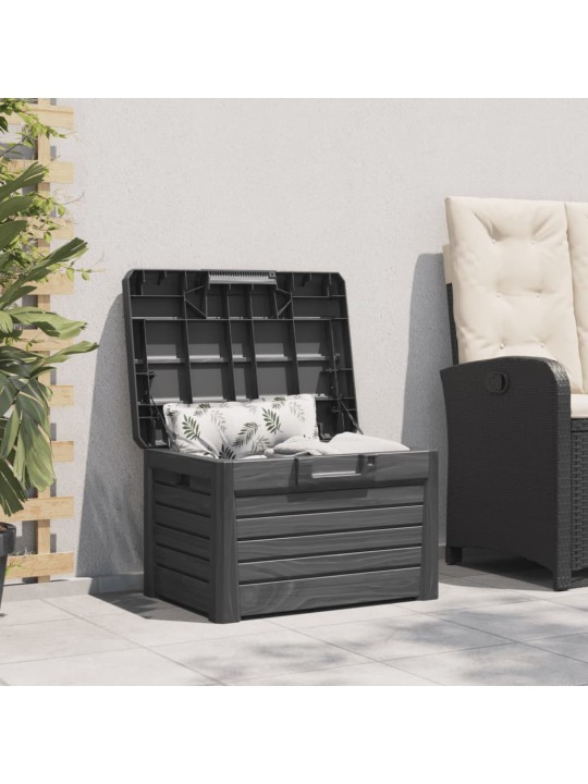 Zahradní box na podušky antracitový 73 x 50,5 x 46,5 cm PP