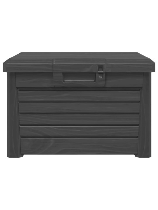 Zahradní box na podušky antracitový 73 x 50,5 x 46,5 cm PP
