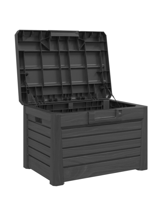 Zahradní box na podušky antracitový 73 x 50,5 x 46,5 cm PP
