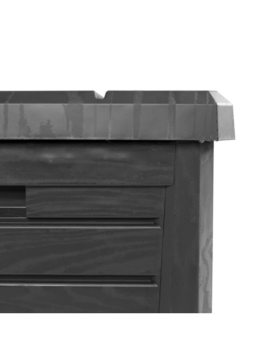 Zahradní box na podušky antracitový 73 x 50,5 x 46,5 cm PP