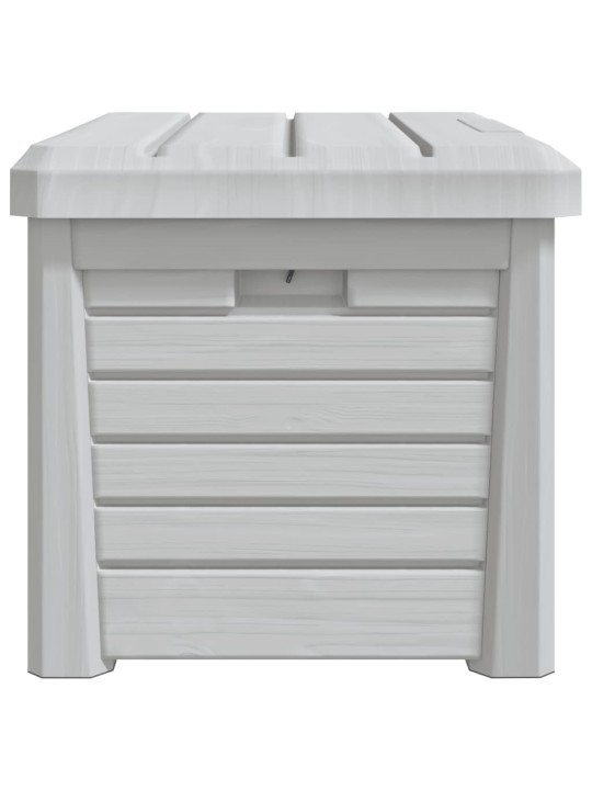 Zahradní box na podušky šedý 73 x 50,5 x 46,5 cm polypropylen