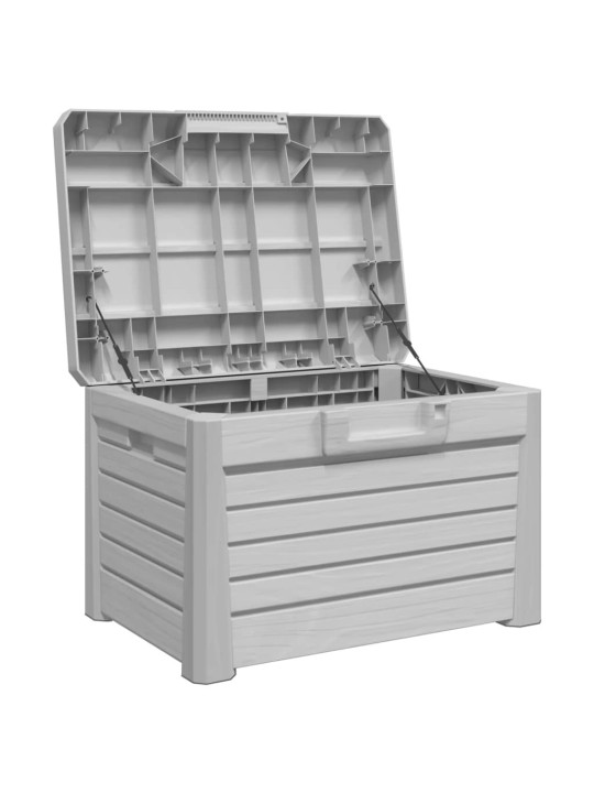 Zahradní box na podušky šedý 73 x 50,5 x 46,5 cm polypropylen