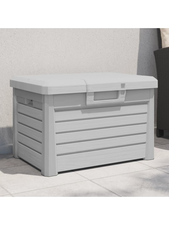 Zahradní box na podušky šedý 73 x 50,5 x 46,5 cm polypropylen