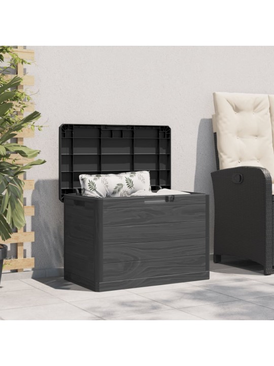 Zahradní box na podušky antracitový 77,5 x 44,5 x 53 cm PP