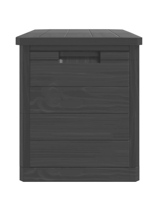 Zahradní box na podušky antracitový 77,5 x 44,5 x 53 cm PP
