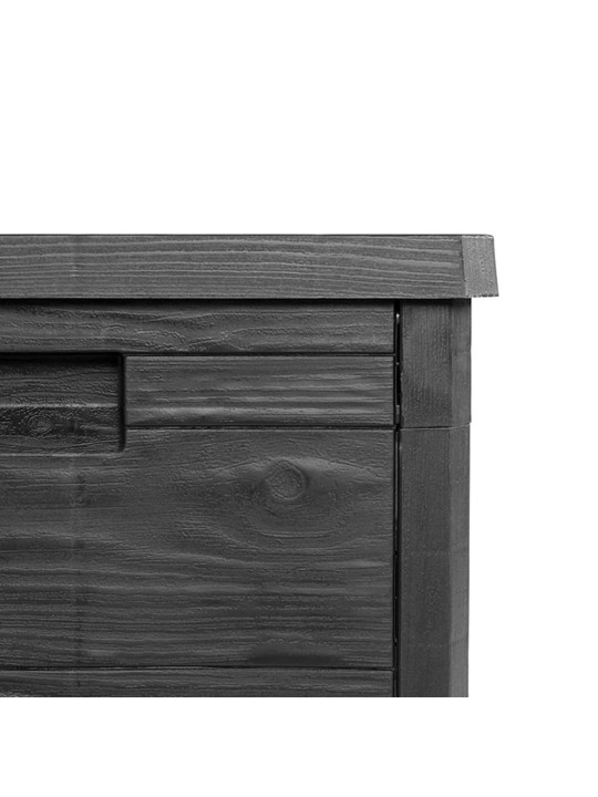 Zahradní box na podušky antracitový 77,5 x 44,5 x 53 cm PP