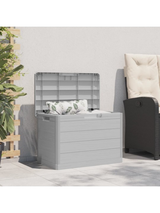 Zahradní box na podušky šedý 77,5 x 44,5 x 53 cm polypropylen