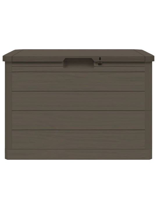 Zahradní box na podušky hnědý 77,5 x 44,5 x 53 cm polypropylen