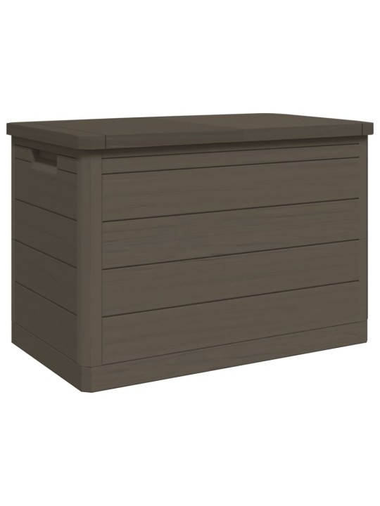 Zahradní box na podušky hnědý 77,5 x 44,5 x 53 cm polypropylen