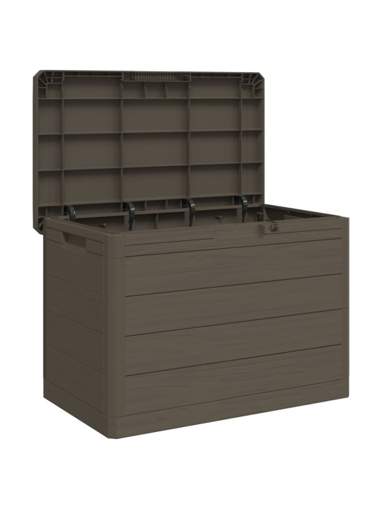 Zahradní box na podušky hnědý 77,5 x 44,5 x 53 cm polypropylen