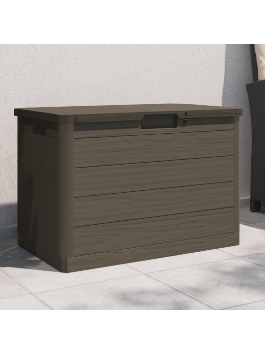 Zahradní box na podušky hnědý 77,5 x 44,5 x 53 cm polypropylen