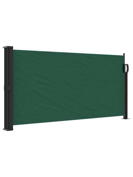 Zatahovací boční markýza tmavě zelená 100 x 300 cm