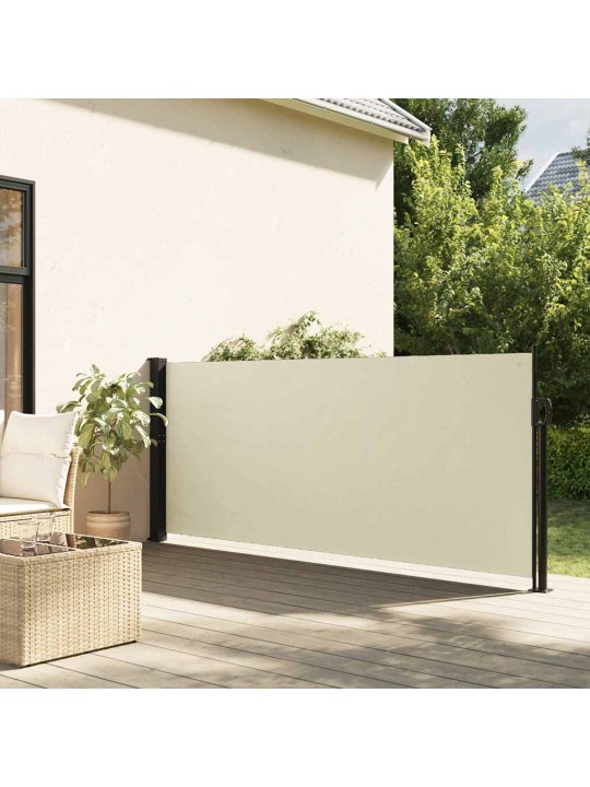 Zatahovací boční markýza krémová 117 x 300 cm