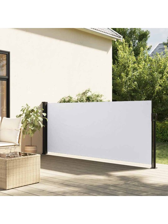 Zatahovací boční markýza bílá 117 x 300 cm
