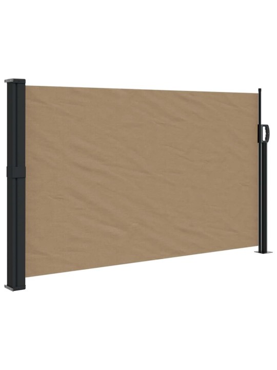 Zatahovací boční markýza taupe 117 x 300 cm
