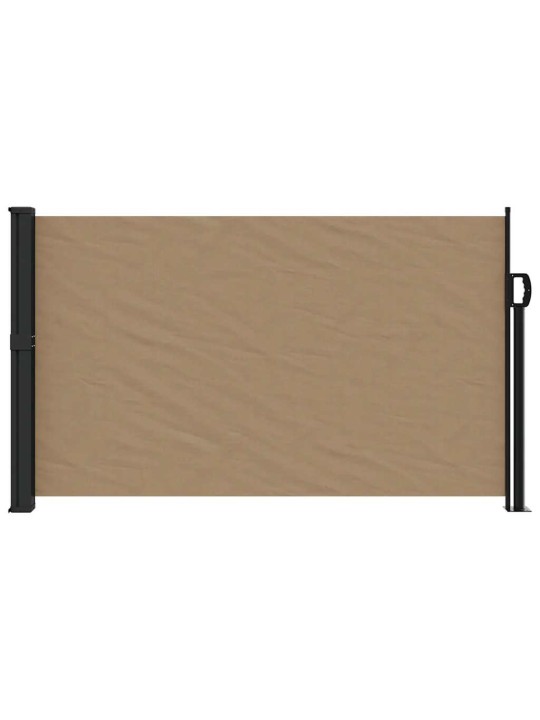 Zatahovací boční markýza taupe 117 x 300 cm