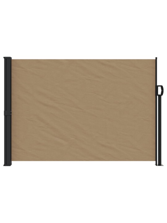 Zatahovací boční markýza taupe 140 x 300 cm
