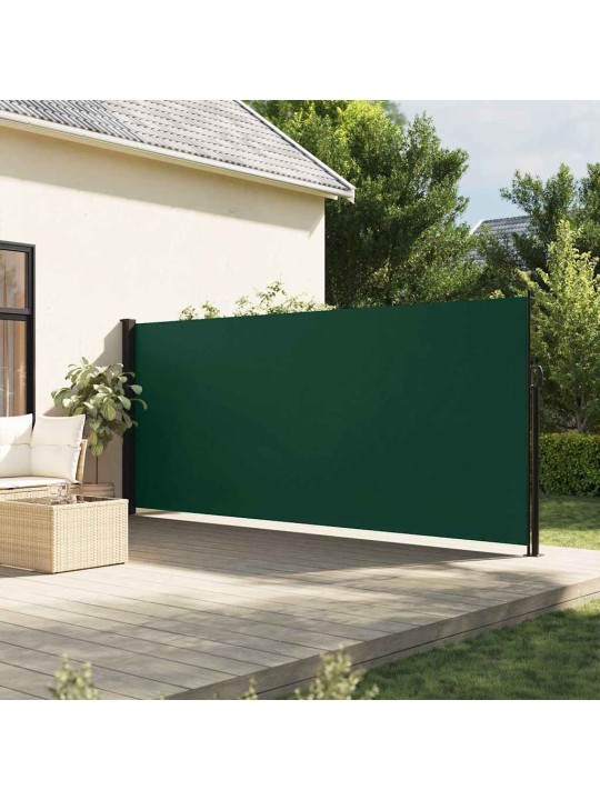 Zatahovací boční markýza tmavě zelená 180 x 300 cm
